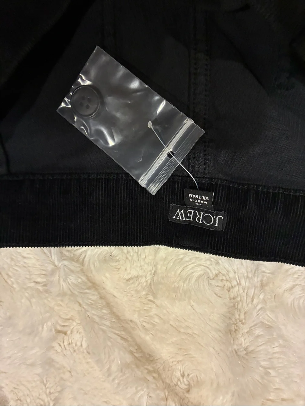 I Crew Comp Packets High Rise Wide Leg Corduroy Pants size 30